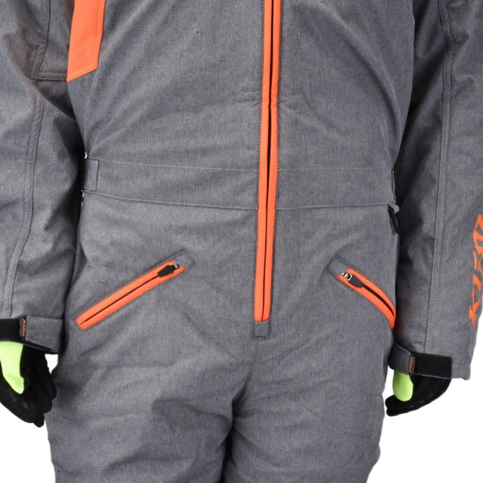 Комбинезон для снегохода KLIM RIPSA ONE-PIECE №2 gray-orange (текстиль) (M)