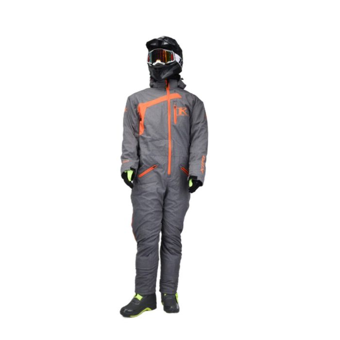 Комбинезон для снегохода KLIM RIPSA ONE-PIECE №2 gray-orange (текстиль) (L)
