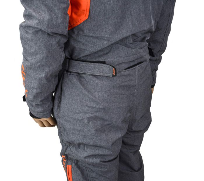 Комбинезон для снегохода KLIM RIPSA ONE-PIECE №2 gray-orange (текстиль) (L)