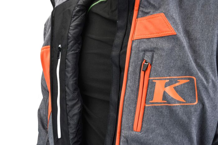 Комбинезон для снегохода KLIM RIPSA ONE-PIECE №2 gray-orange (текстиль) (L)