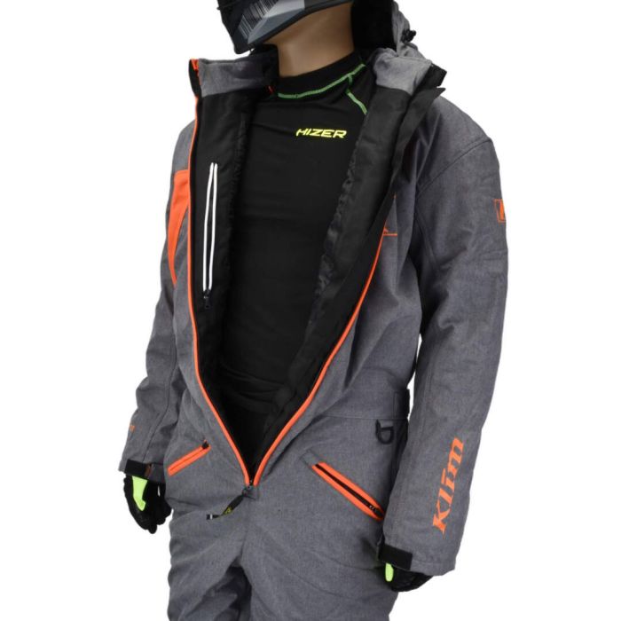 Комбинезон для снегохода KLIM RIPSA ONE-PIECE №2 gray-orange (текстиль) (L)
