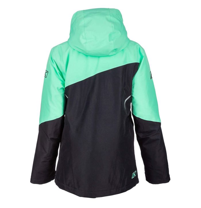Куртка для снегохода (женская) KLIM ALLURE №4 black-green (текстиль) (M)