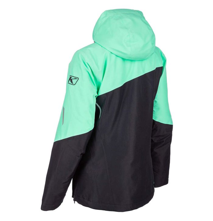 Куртка для снегохода (женская) KLIM ALLURE №4 black-green (текстиль) (XL)