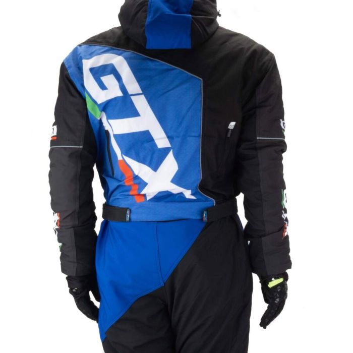 Комбинезон для снегохода GTX №1 black-blue (текстиль) (M)