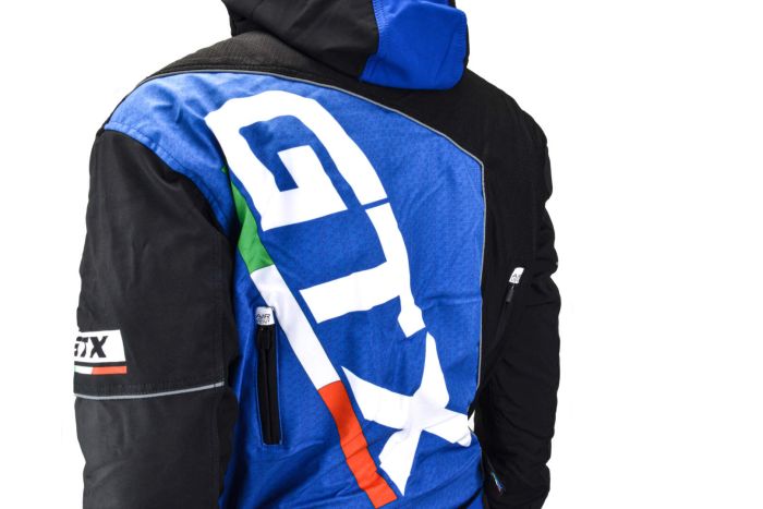 Комбинезон для снегохода GTX №1 black-blue (текстиль) (XL)