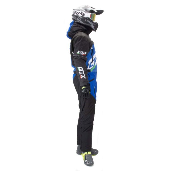 Комбинезон для снегохода GTX №1 black-blue (текстиль) (XL)