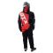 Комбинезон для снегохода GTX №2 black-red (текстиль) (M)