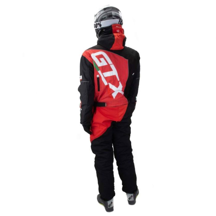 Комбинезон для снегохода GTX №2 black-red (текстиль) (XL)