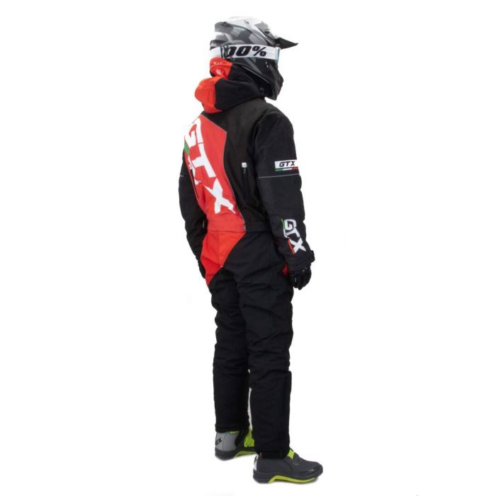 Комбинезон для снегохода GTX №2 black-red (текстиль) (XL)