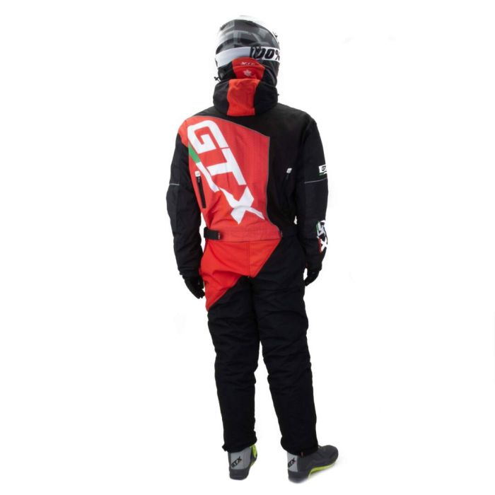 Комбинезон для снегохода GTX №2 black-red (текстиль) (XXL)