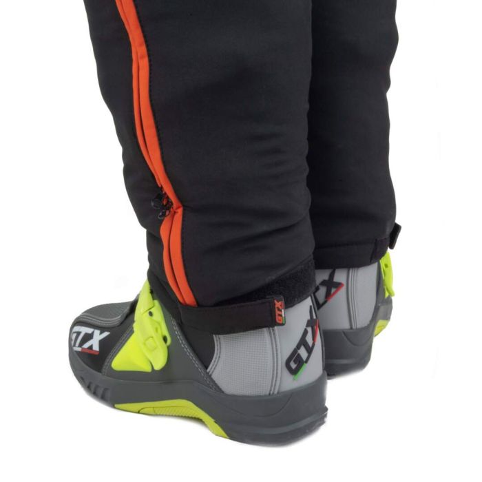 Комбинезон для снегохода GTX №3 black-orange (текстиль) (L)