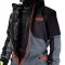 Комбинезон для снегохода GTX №3 black-orange (текстиль) (XL)