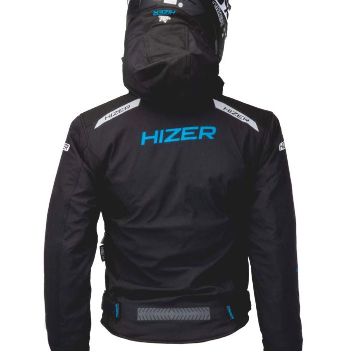 Куртка для снегохода (женская) HIZER №3 black (текстиль) (XL)