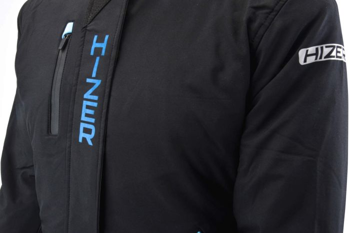 Куртка для снегохода (женская) HIZER №3 black (текстиль) (XL)