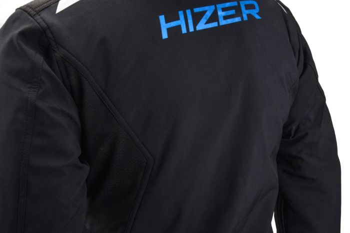 Куртка для снегохода (женская) HIZER №3 black (текстиль) (XL)