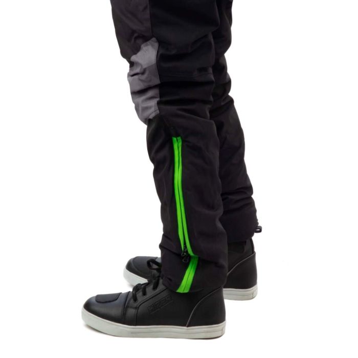 Комбинезон для снегохода (детский) HIZER №5 black-green (текстиль) (16Y)