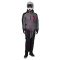 Комбинезон для снегохода (женский) HIZER №4 black-gray (текстиль) (L)