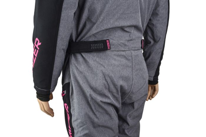 Комбинезон для снегохода (женский) HIZER №4 black-gray (текстиль) (XL)