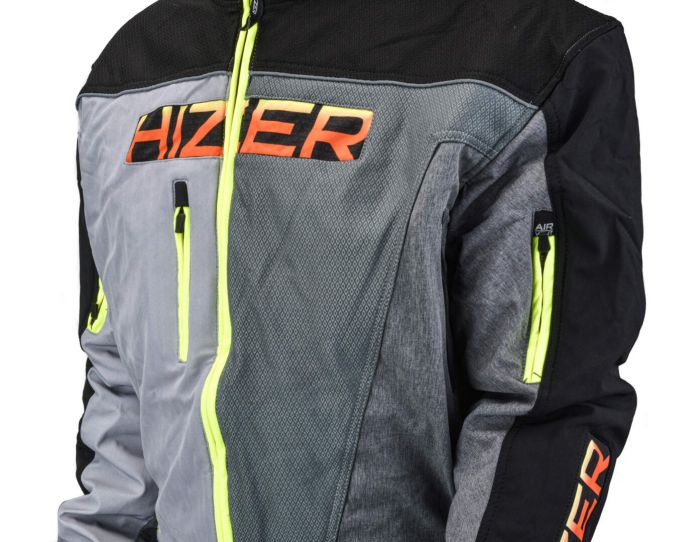 Комбинезон для снегохода HIZER №3 black-gray (текстиль) (S)