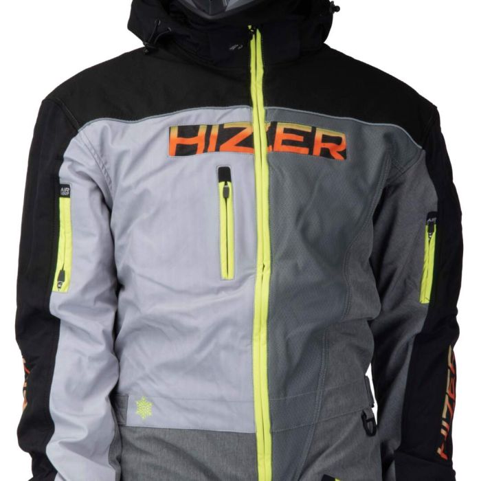 Комбинезон для снегохода HIZER №3 black-gray (текстиль) (S)