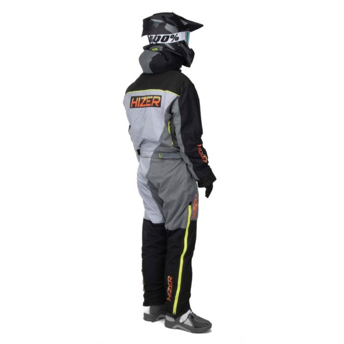 Комбинезон для снегохода HIZER №3 black-gray (текстиль) (L)
