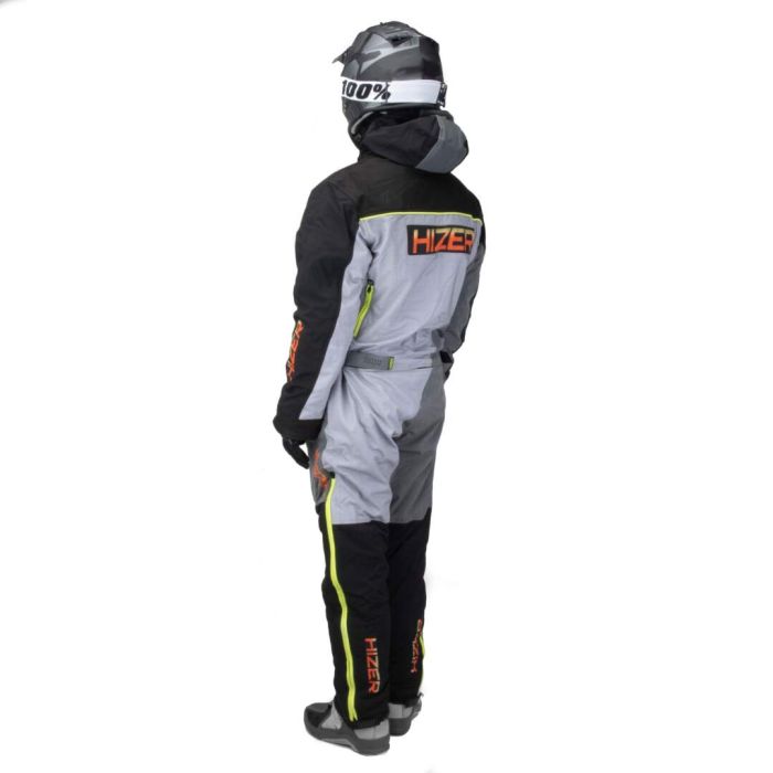 Комбинезон для снегохода HIZER №3 black-gray (текстиль) (XXL)