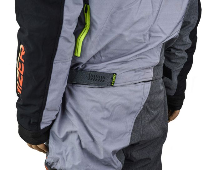 Комбинезон для снегохода HIZER №3 black-gray (текстиль) (XXL)