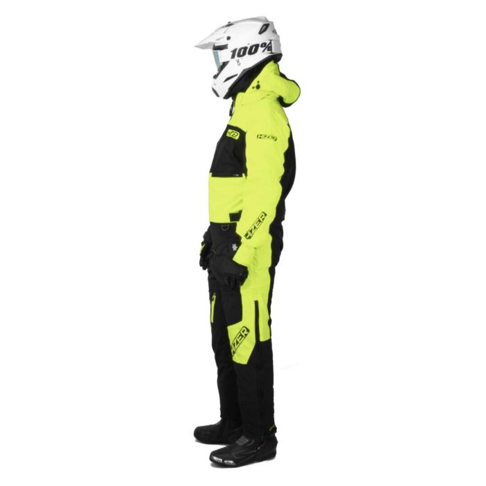 Комбинезон для снегохода HIZER №1 black-yellow (текстиль) (M)