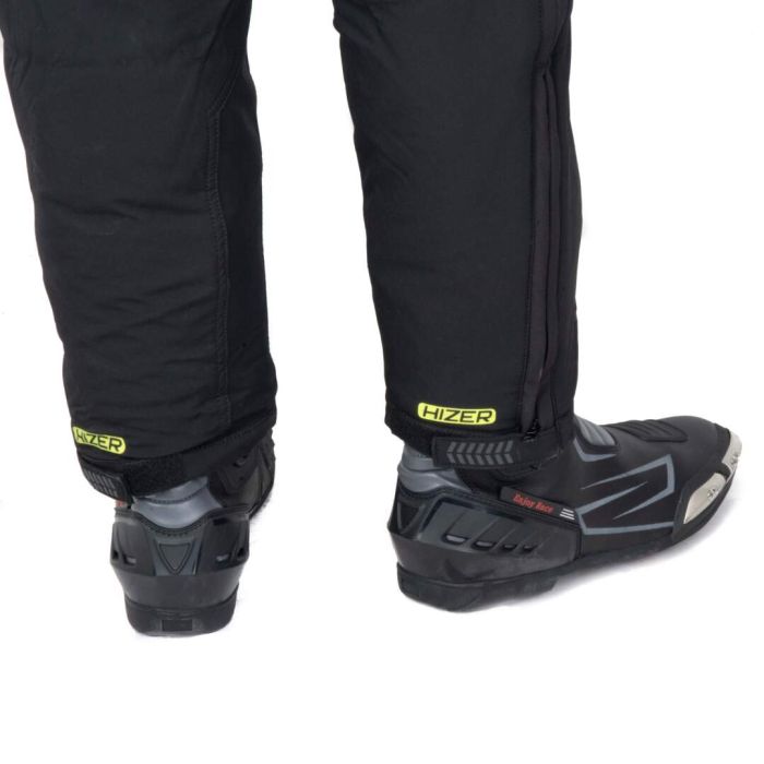 Комбинезон для снегохода HIZER №1 black-yellow (текстиль) (M)