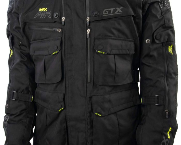 Куртка мотоциклетная (текстиль) GTX EJ-2402 BLACK (XL)