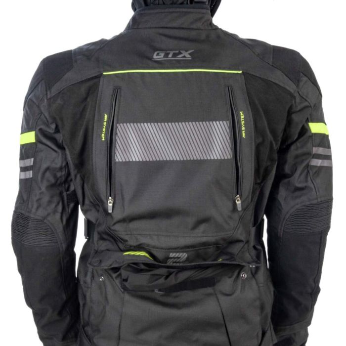 Куртка мотоциклетная (текстиль) GTX EJ-2404 BLACK (XL)