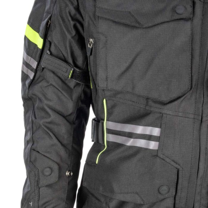 Куртка мотоциклетная (текстиль) GTX EJ-2404 BLACK (XXL)