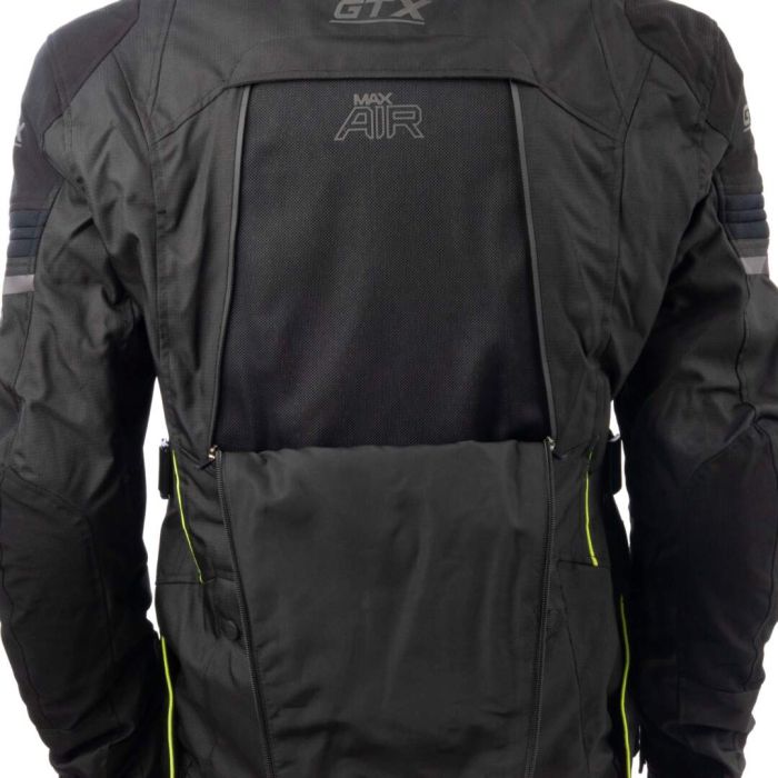 Куртка мотоциклетная (текстиль) GTX EJ-2405 BLACK (XXL)
