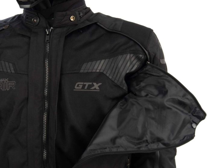 Куртка мотоциклетная (текстиль) GTX EJ-2409 BLACK (S)