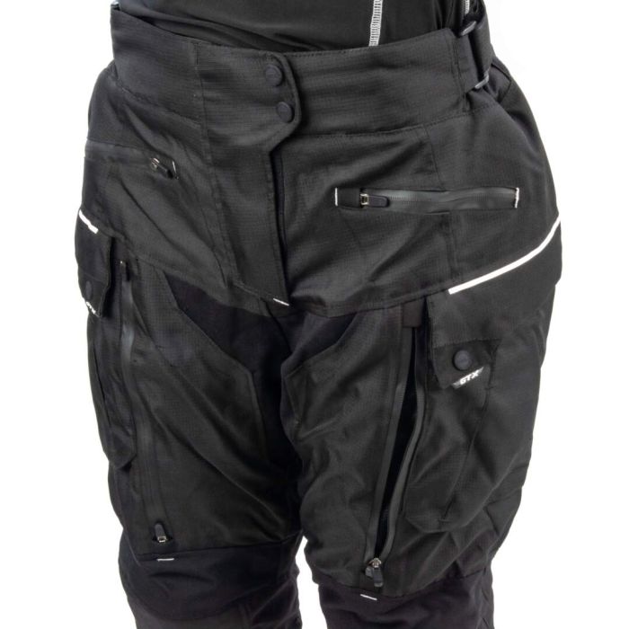 Штаны мотоциклетные (текстиль) женские GTX EJ-3001 BLACK (XL)