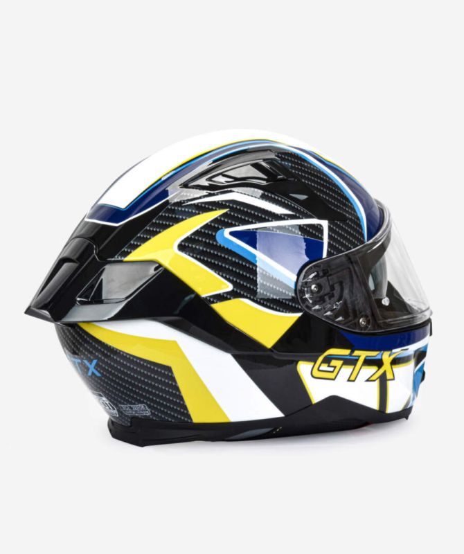 Шлем мото интеграл GTX 910SV №1 (M) BLUE-WHITE