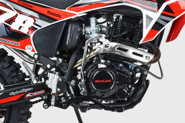 Мотоцикл Кросс Motoland XR300 LITE (175FMM) с ПТС красный