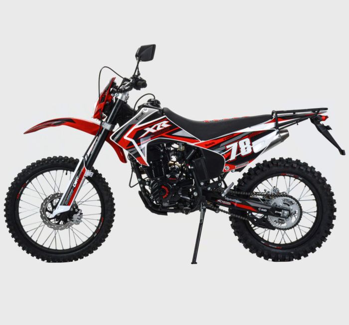 Мотоцикл Кросс Motoland XR300 LITE (175FMM) с ПТС красный