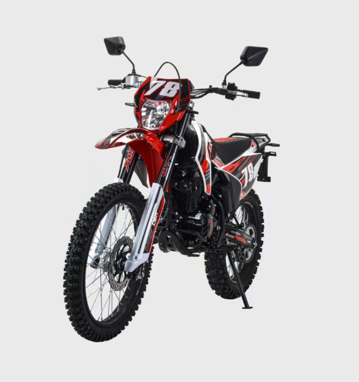 Мотоцикл Кросс Motoland XR300 LITE (175FMM) с ПТС красный
