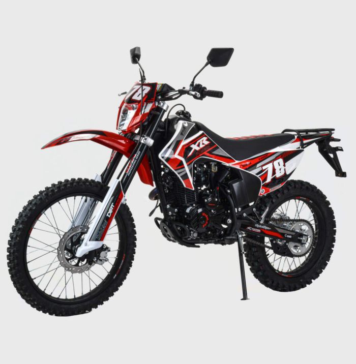 Мотоцикл Кросс Motoland XR300 LITE (175FMM) с ПТС красный