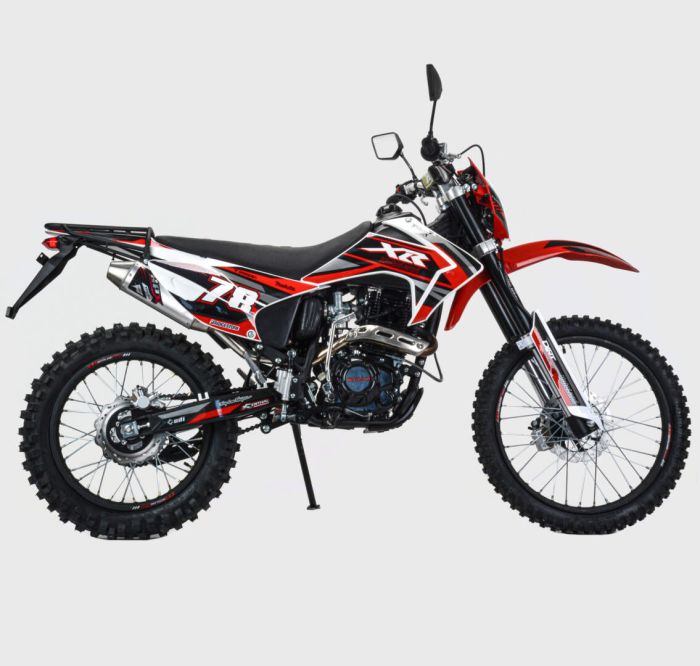 Мотоцикл Кросс Motoland XR300 LITE (175FMM) с ПТС красный