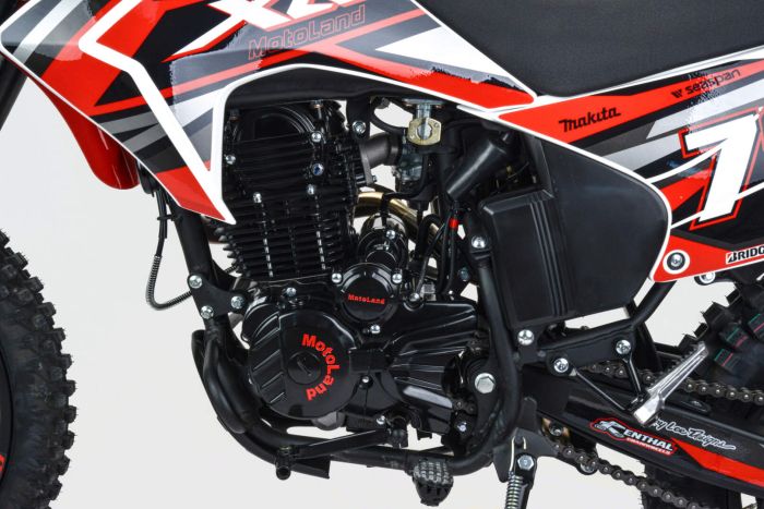 Мотоцикл Кросс Motoland XR300 LITE (175FMM) с ПТС красный