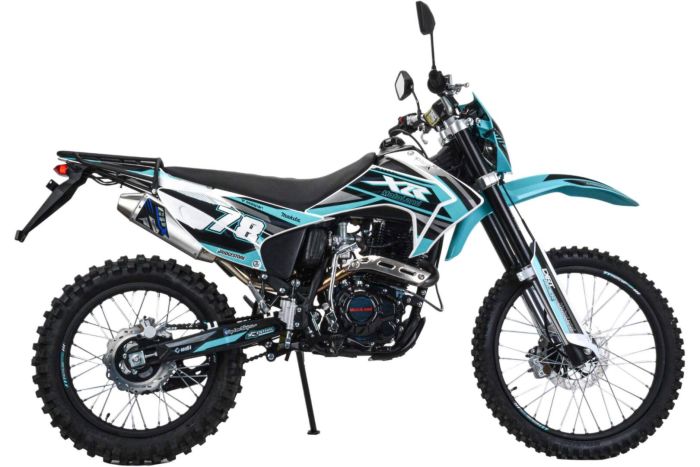 Мотоцикл Кросс Motoland XR300 LITE (175FMM) с ПТС синий
