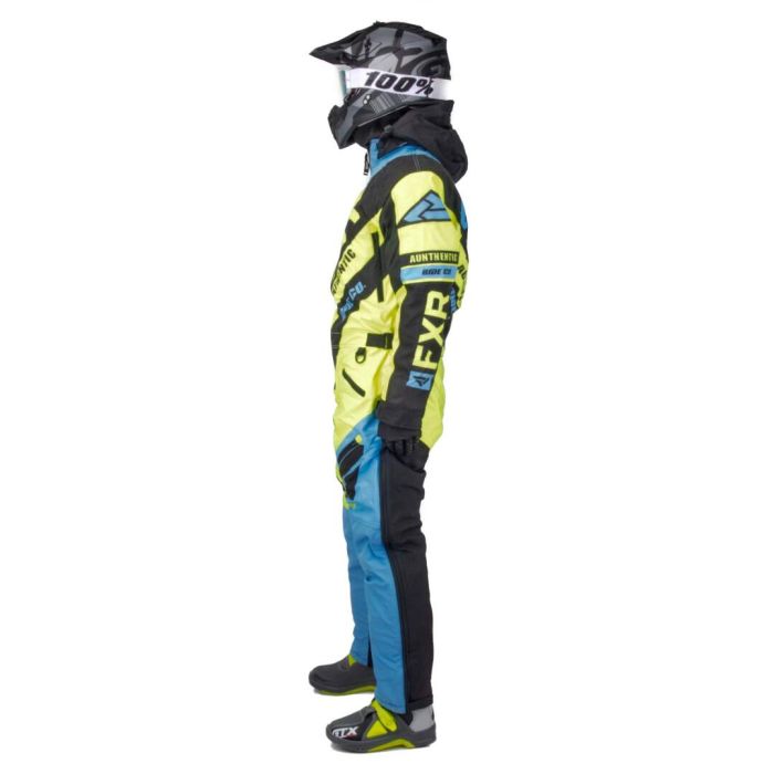 Комбинезон для снегохода FXR CX №7 sky-blue (текстиль) (XXL)