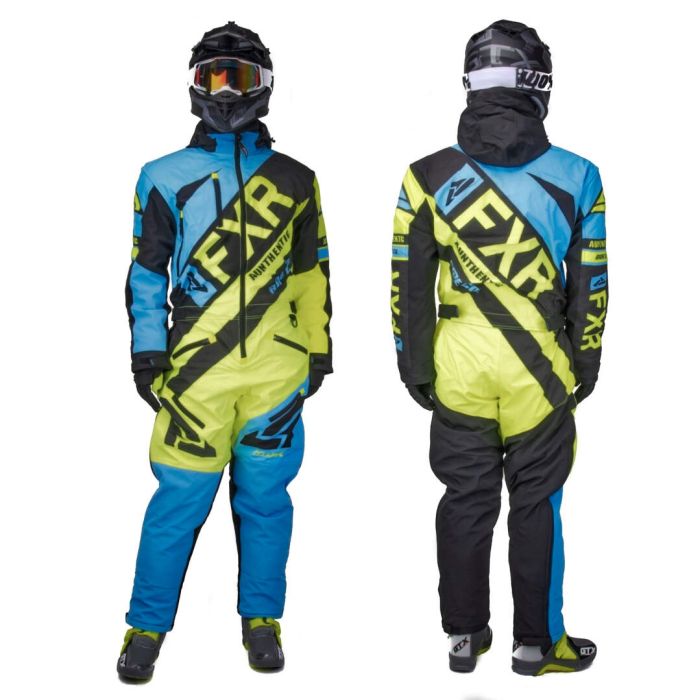 Комбинезон для снегохода FXR CX №7 sky-blue (текстиль) (XXL)