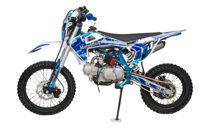 Питбайк Motoland TCX125 E 17/14 синий